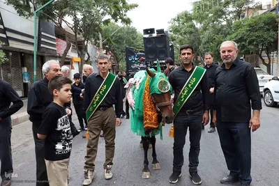 مراسم عزاداری عاشورای حسینی در شهرستان اهر