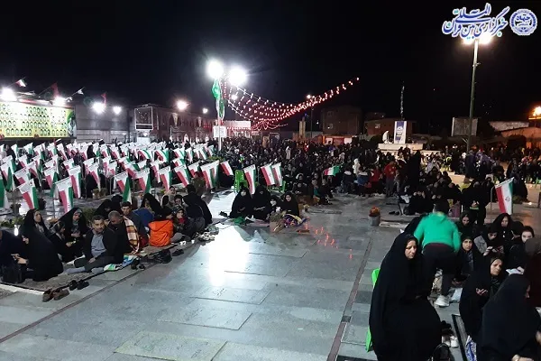 آیین لیالی شب قدر در آستان مقدس امام زاده ابراهیم بابلسر