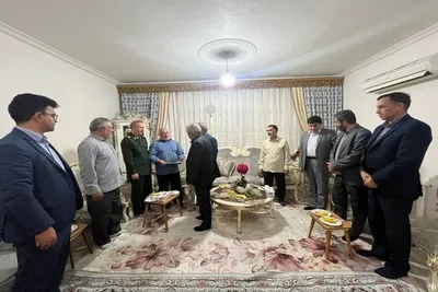 دیدار مدیرکل بنیاد شهید آذربایجان شرقی با سه آزاده شبستر