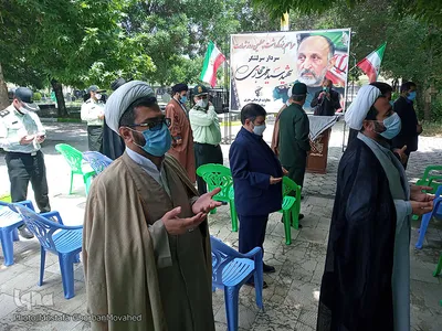مراسم بزرگداشت اربعین سردار سرلشکر شهید محمد حجازی در اهر