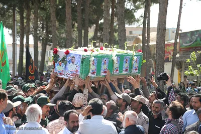تشییع پیکر شهید " ایمان یوسفی " در بیرجند