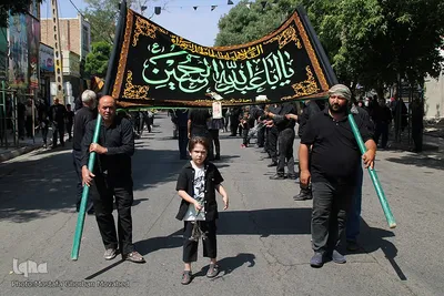 آیین عزاداری تاسوعای حسینی در اهر