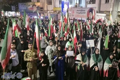 هشتاد و پنجمین اجتماع باشکوه مردم بابلسر در دفاع از میهن