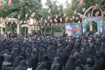 مراسم عزاداری اباعبدالله الحسین(ع) در مزار شهدای گمنام همدان‎