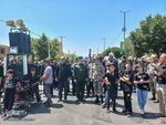 راهپیمایی نمازگزاران ملایری در محکومیت اهانت به قرآن