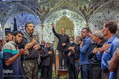 عزاداری روز شهادت حضرت امام رضا(ع) در حرم مطهر حضرت شاهچراغ (ع)