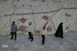 برپایی خیمه عزا در امامزاده موسی مبرقع(ع)
