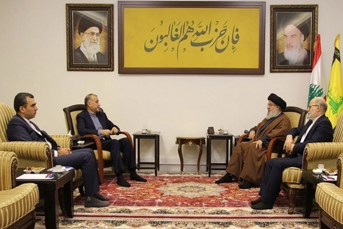 Waziri wa Mambo ya Nje wa Iran, Kiongozi wa Hizbullah wakutana Beirut