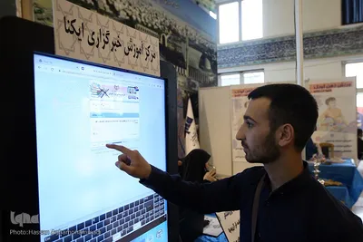 غرفه ایکنا در دهمین شب از نمایشگاه بین‌المللی قرآن کریم 