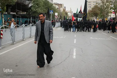 مراسم اربعین حسینی در جوار حرم مطهر رضوی