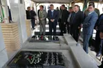 غبارروبی گلزار شهدای شهرستان پلدختر با حضور استاندار لرستان