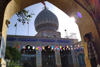 مراسم جزء خوانی در حرم مطهر سید تاج الدین غریب(ع)‎‎