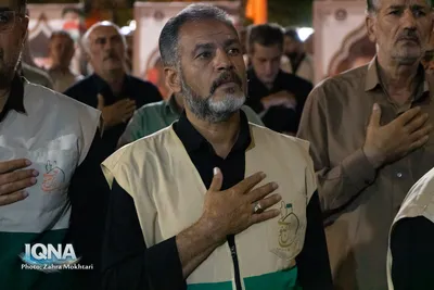 قافله عزاداری شام غریبان شهادت امام رضا(ع) در مبارکه