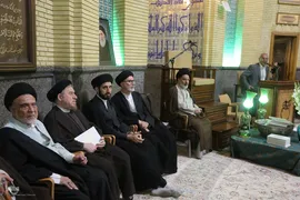 مراسم ختم همسر آیت الله سیستانی در تهران