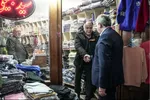 استاندار آذربایجان شرقی در قلب بازار تبریز