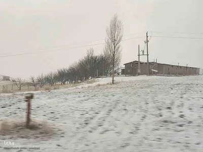 طبیعت برفی ارتفاعات و مناطق روستایی اهر