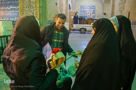 مراسم خداحافظی معتکفین