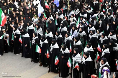 اجتماع و رزمایش بزرگ دو هزار نفری دختران جانفدای ایران در اهر