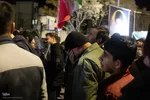 تجمع مردم درچه در سوگ شهادت رهبر انقلاب