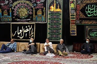 مراسم عزاداری شب سوم ماه محرم در عباسیه اهواز