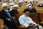 نشست حجت‌الاسلام والمسلمین سید عبدالفتاح نواب، نماینده ولی فقیه در امور حج و زیارت با روحانیون کاروان های حج و زیارت استان فارس