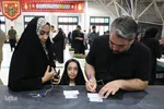 حماسه حضور در گلستان شهدای اصفهان