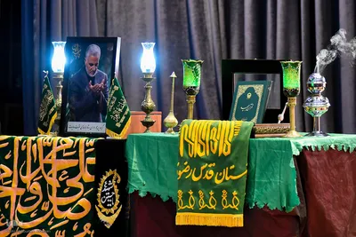 چهارمین سالگرد شهادت سردار سلیمانی در کرج‎