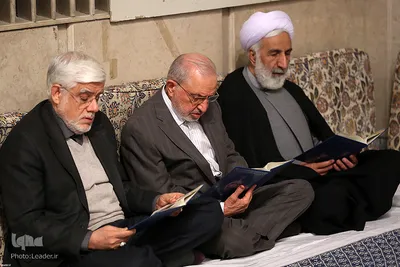 مراسم بزرگداشت آیت‌الله مؤمن در حسینیه امام خمینی(ره)