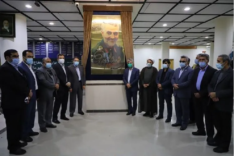 رونمایی از تمثال شهدای مقاومت در دانشگاه علوم پزشكی شیراز
