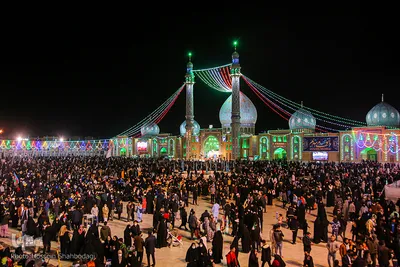مسجد مقدس جمکران در شب ولادت امام زمان