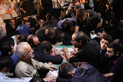 وداع با پیکر شهید مدافع حرم «بهرام مهرداد» در معراج شهدای تهران
