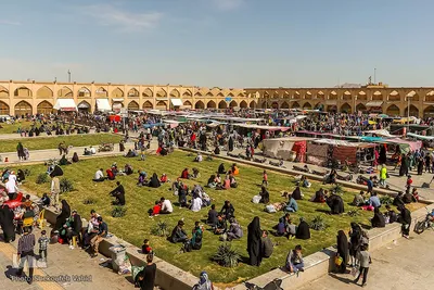 بازار اصفهان در آستانه عید نوروز