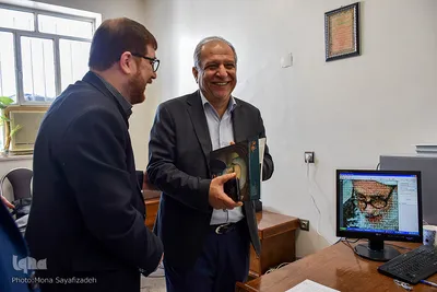 بازدید معاون سیاسی استاندار خوزستان و رییس دفتر استانی نهاد نمایندگی مقام معظم رهبری در دانشگاه های خوزستان از جهاد دانشگاهی خوزستان