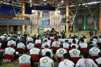 ترتیل خوانی قرآن کریم در نماز جمعه تهران