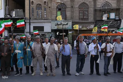 خروش «جان‌فدایان ایران امام رضایی» در شیراز