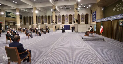 آخرین دیدار رئیس‌جمهور و هیئت دولت دوازدهم با رهبر انقلاب