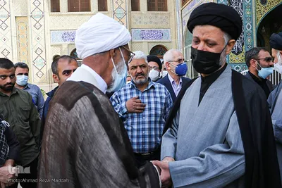 تشییع پیکر آیت‌ الله سید محمد فقیه در شیراز