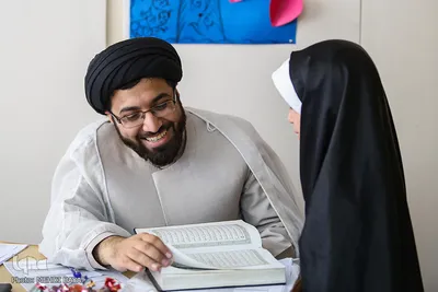 بازدید حجت‌الاسلام طباطبائی از دبستان قرآنی امام حسن مجتبی(ع) اراک