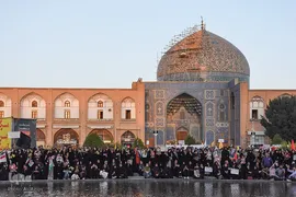 تجمع بزرگ مردم اصفهان در حمایت از عملیات «وعده صادق ۲»