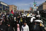 راهپیمایی روز جهانی قدس و تشییع شهیدالقدس «علی آقابابایی» در قزوین
