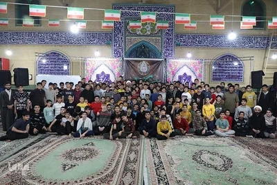 مراسم اعتکاف دانش آموزی در سمنان