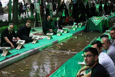 محفل انس با قرآن کریم در چهارباغ اصفهان