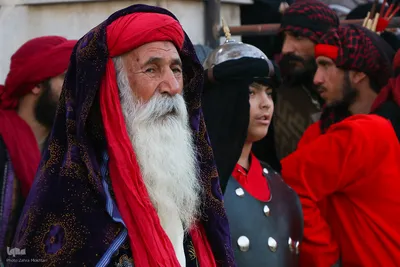 مراسم آیینی خیمه‌سوزان در مبارکه