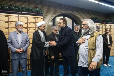 مراسم یادبود شهید دکتر علی لاریجانی در مسجد بلال رسانه ملی