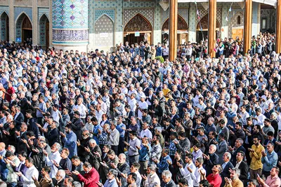 نماز عید فطر در حرم شاهچراغ (ع)