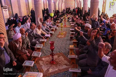 نشست تخصصی جامعه ی قرآنی استان فارس در مسجد نصیرالملک
