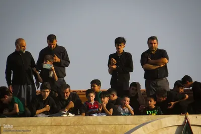 مراسم خیمه‌سوزان و مقتل‌خوانی در خمینی‌شهر اصفهان