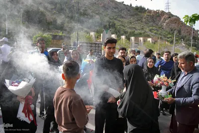 استقبال از ۹ نفر از مجروحان ناوچه «دنا»  در شیراز
