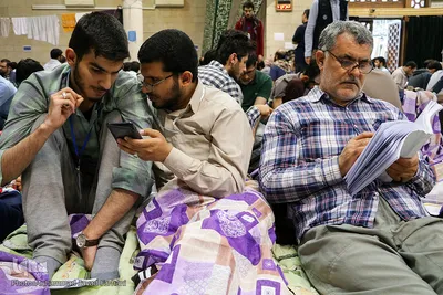مراسم اعتکاف دانشجویی در دانشگاه تهران