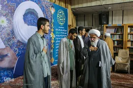 چهارمین آیین عمامه‌گذاری شماری از طلاب و همچنین جشن حفظ کل قرآن کریم گروهی دیگر از طلاب مدرسه علمیه دارالسلام